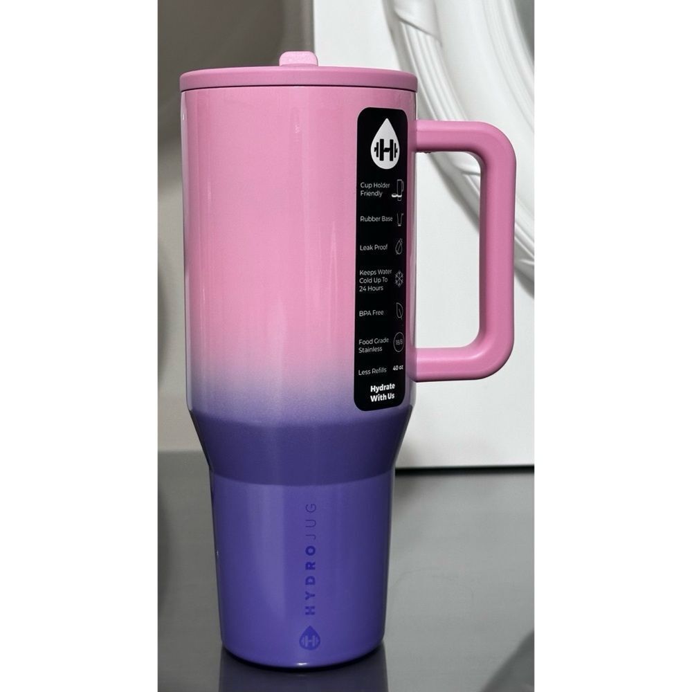 HydroJug 40oz‎ Traveler, BLUSHBERRY